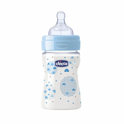 Biberón Chicco Pp Silicona Fn Azul 150 Ml