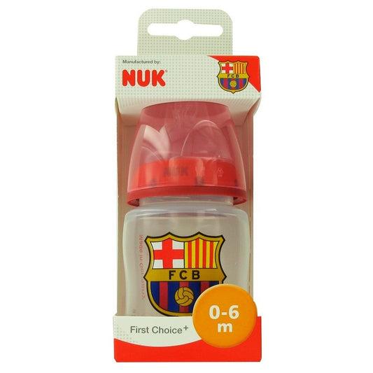 Biberón Nuk Fc Barcelona Silicona 0-6 M 150 Ml