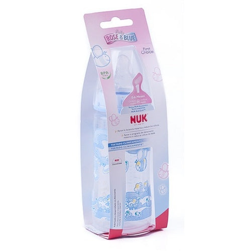 Biberón Nuk Fc Blue Pp Silicona 1M 300 ml