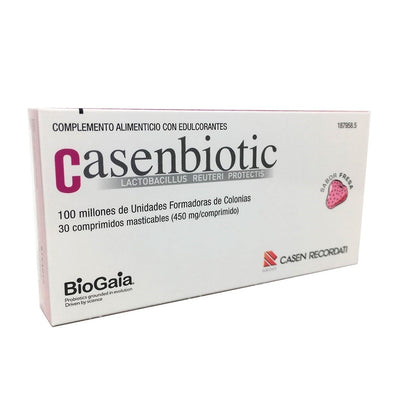 Casenbiotic Fresa 30 Comprimidos
