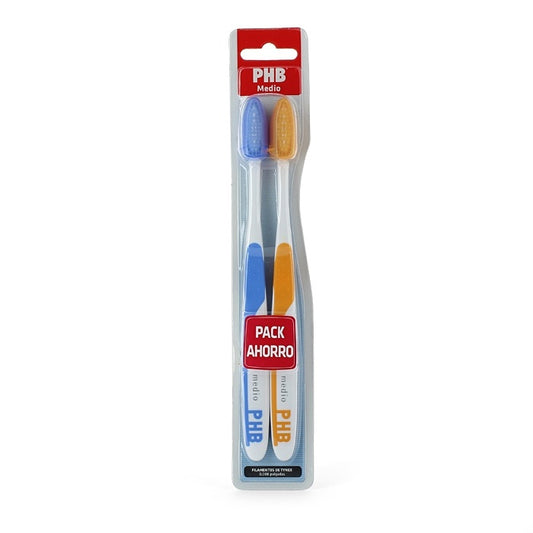 Cepillo Dental Phb Plus Medio Duplo