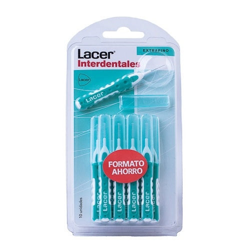 Cepillo Interdentales  Lacer Recto Extrafino 10U
