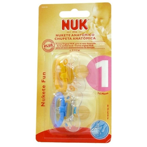 Chupete Nuk T 1 Látex 2 Unidades