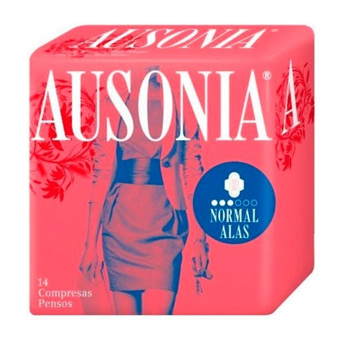 Compresas Ausonia Normal Alas 14 unidades