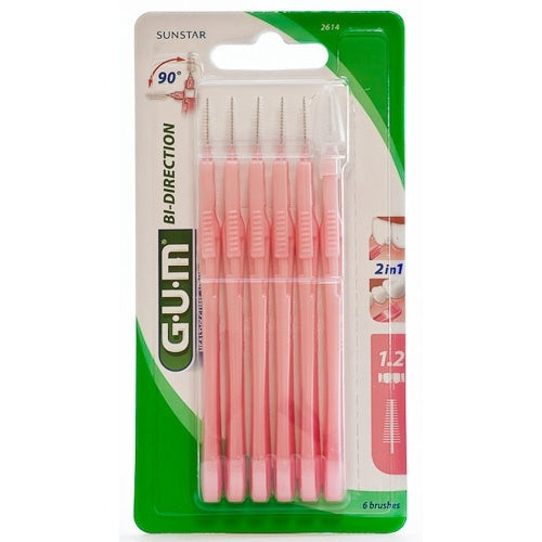 Gum Bi-Direction Fino Cónico 6 Unidades