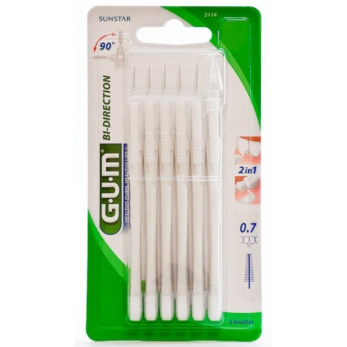 Gum Bi-Direction Ultra Micro Cónico 6 Unidades