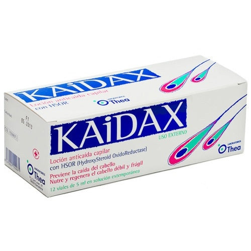 Kaidax Loción Anticaída 5 Ml X 12 Viales