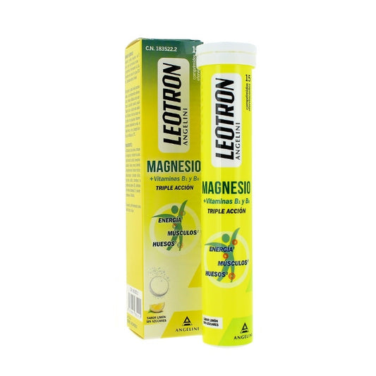 Leotron Magnesio 15 Comprimidos Efervescentes