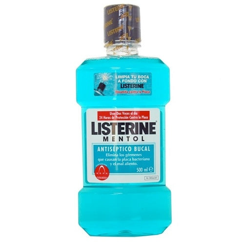 Listerine Mentol Antiséptico Bucal 500 Ml