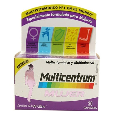 Multicentrum Mujer 30 Comprimidos