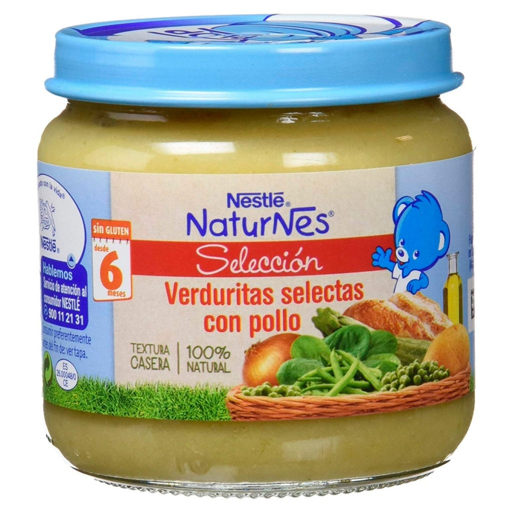 Nestlé Verduritas Selectas Con Pollo 190 G