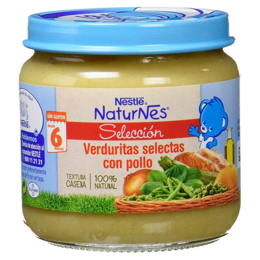 Nestlé Verduritas Selectas Con Pollo 190 G
