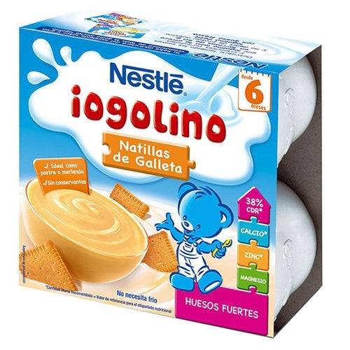 Nestlé Yogolino Natillas Galleta 4 X 100 G