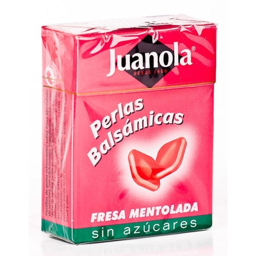 Perlas Juanola Fresa Mentolada 25 G