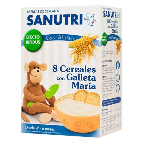 Sanutri 8 Cereal Galleta Maria Bifidus 600 g
