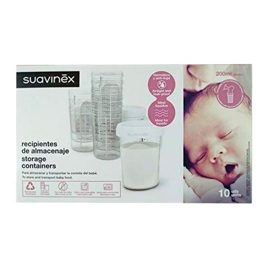 Suavinex Tarritos Almacenaje 10 Unidades