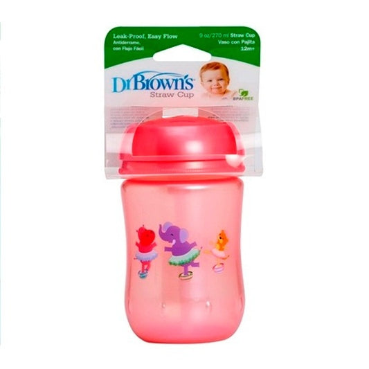 Vaso Con Pajita Dr Brown´S 270 Ml