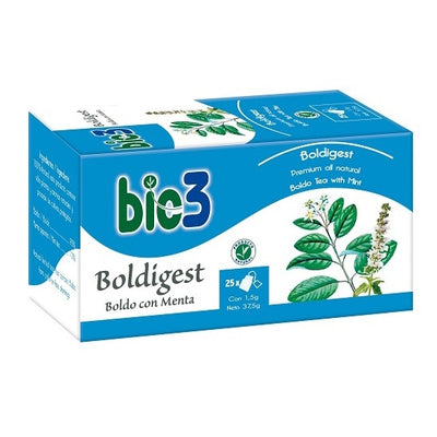 Bie 3 Boldo Con Menta 25 Bolsitas