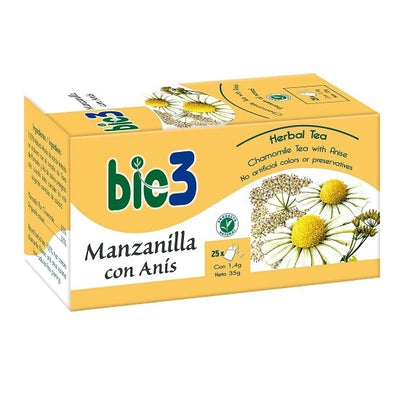 Bie 3 Manzanilla Anís Infantil 25 Bolsita