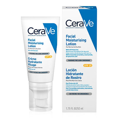 Cerave Loción Hidratante Rostro Spf25 52 Ml