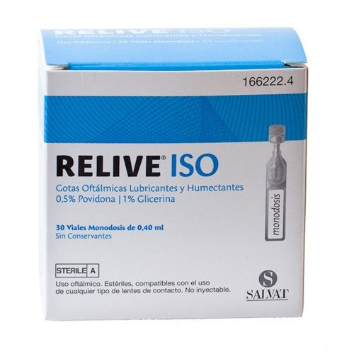Relive Iso Esteril Gotas Oftálmicas 30 Monodosis