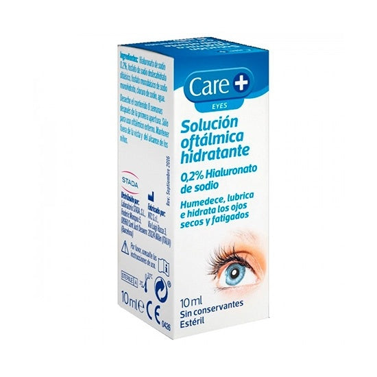 Care+Solución Oftálmica Hidratante Hialurónico 0,2% 10 Ml