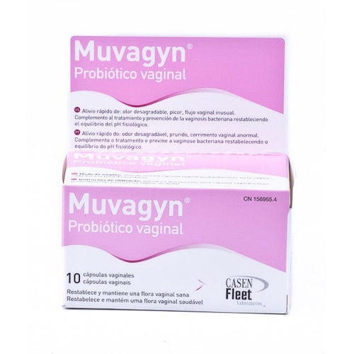 Muvagyn Probiótico Vaginal 10 Cápsulas