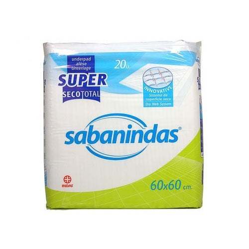 Sabanindas Super Protector 60X60Cm 20Uds