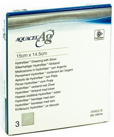 Aquacel Ag Extra 15X14,5 Cm 3 Apósitos