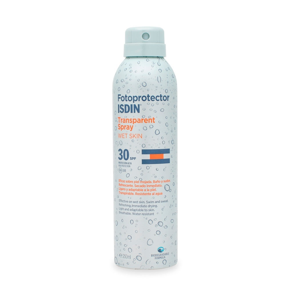 Fotoprotector Isdin Wet Transparent Spray 30 200 Ml