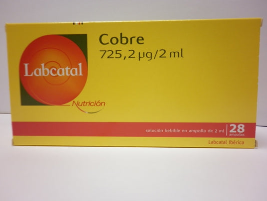 Labcatal  4 Cobre 28 Ampollas