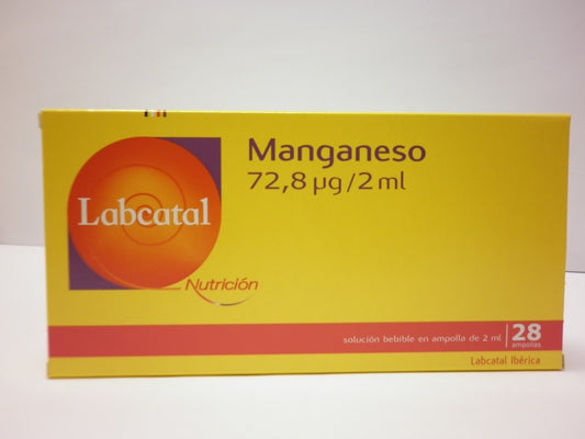Labcatal 10 Manganeso 28 Ampollas
