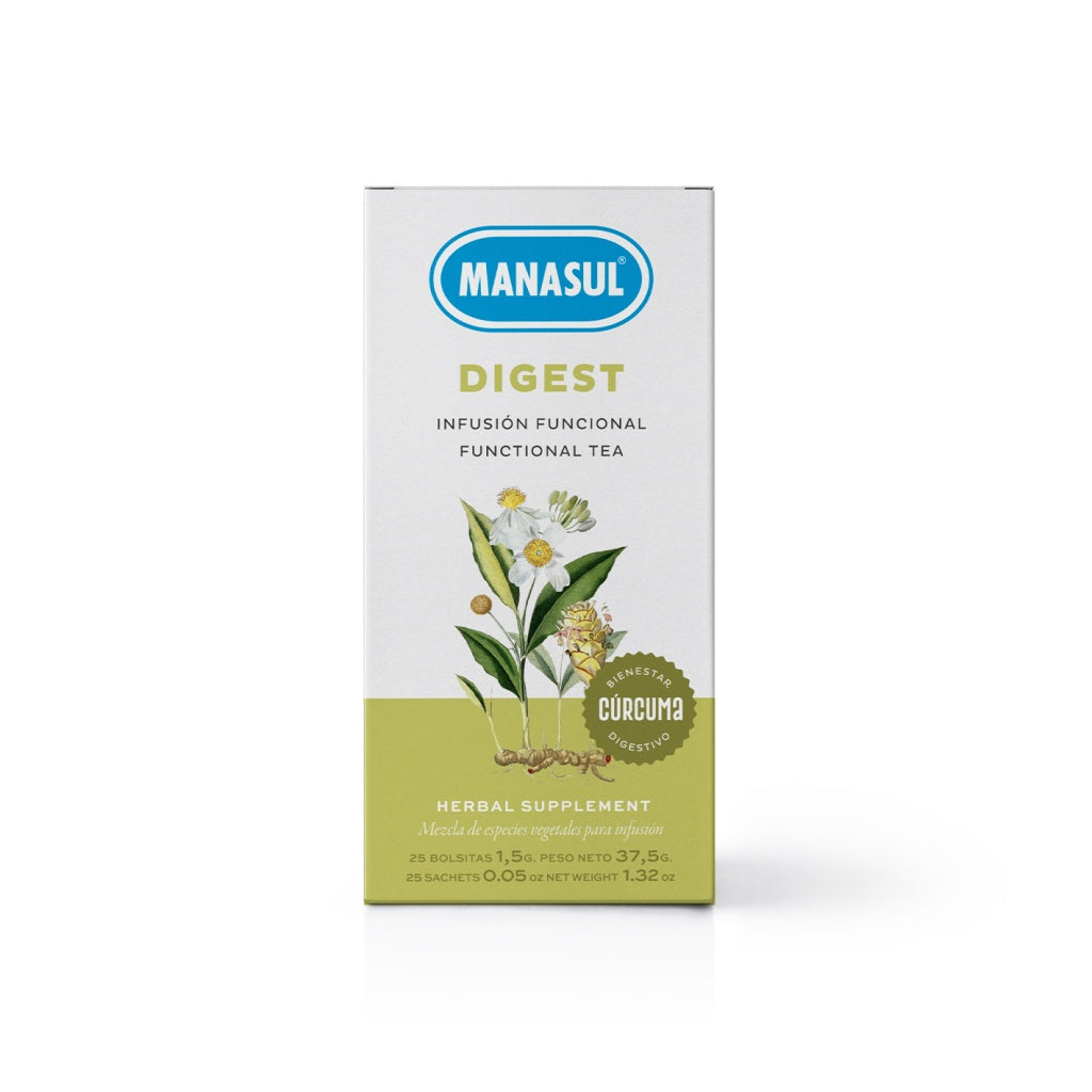 Manasul Digest Cúrcuma 25 Bolsitas