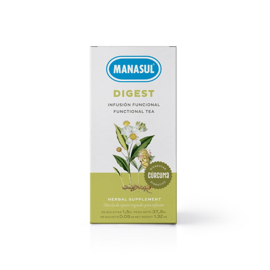 Manasul Digest Cúrcuma 25 Bolsitas