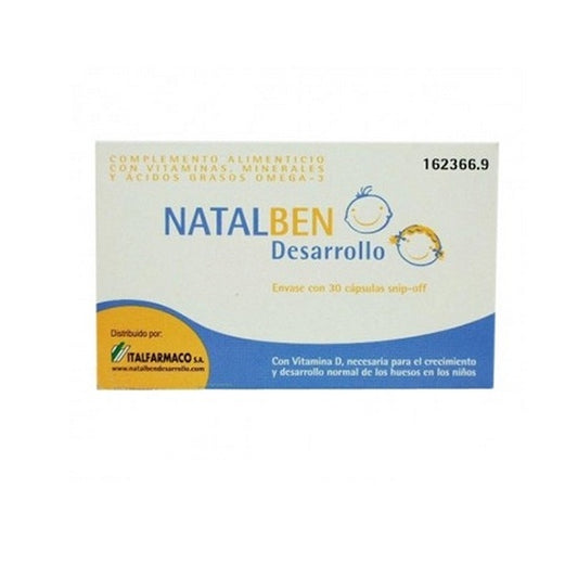 Natalben Niños Desarrollo 30 Cápsulas
