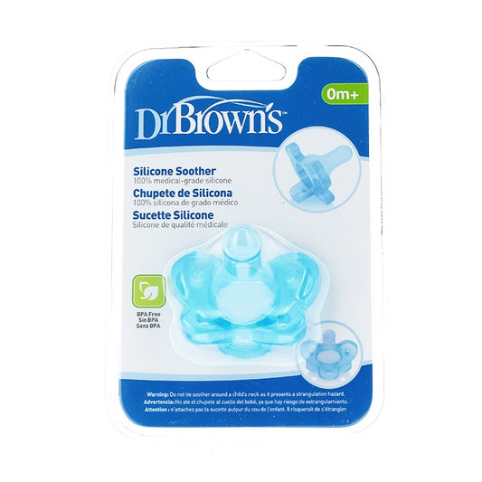 Chupete Silicona Azul 0-6M Dr. Browns