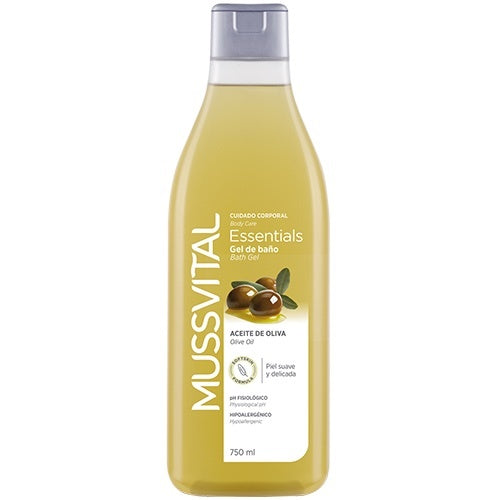 Mussvital Essentials Gel Baño Oliva 750ml.