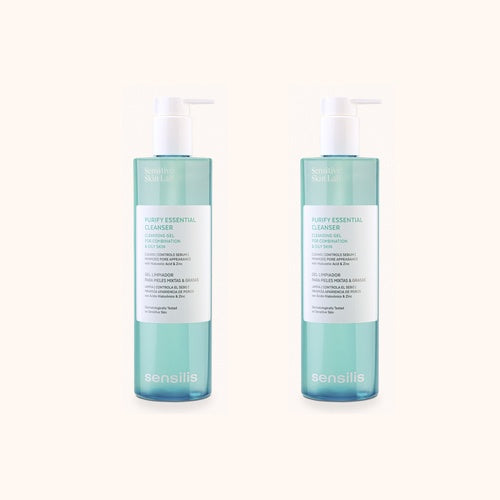 Sensilis Gel Limpiador Para Pieles Mixtas y Grasas 400 ml DUPLO