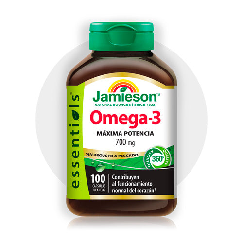 Jamieson Omega-3 700 mg 100 cápsulas Blandas