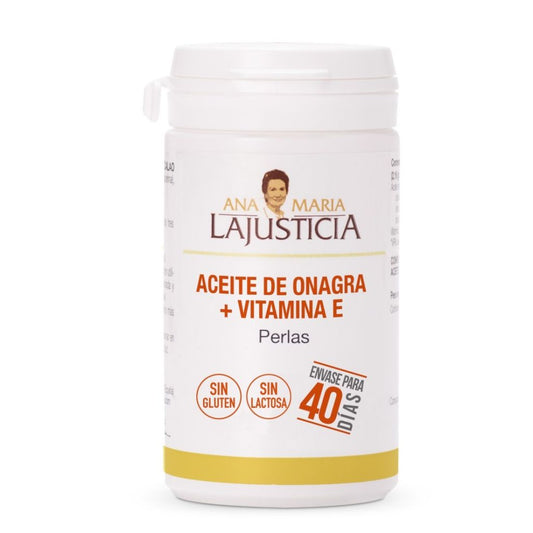 Lajusticia Aceite De Onagra + Vitamina E 80 Perlas