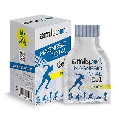 Amlsport Magnesio Total Gel Sabor Limón 12 Sobres De 20 Ml