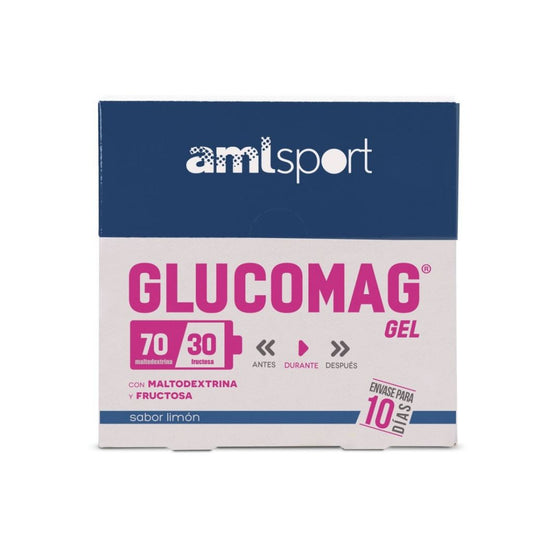 Amlsport Glucomag 70/30 Gel Sabor Limón 10 Sobres De 30 Ml