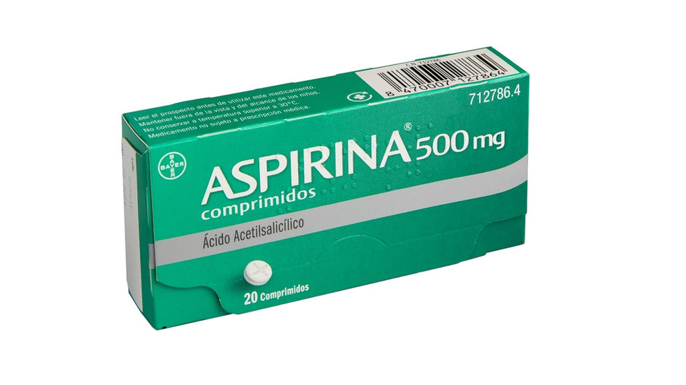 Aspirina Adultos comprimidos Aspirina adultos 20 comprimidos ácido acetilsalicílico