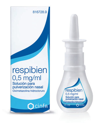 Respibien 0.5 mg/ml nebulizador nasal 15 ml