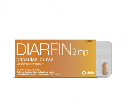 Diarfin Loperamida 2 mg 20 cápsulas