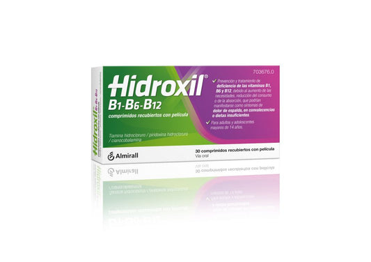 Hidroxil B1 B6 B12 30 comprimidos