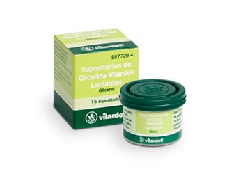 Supositorios glicerina Vilardell lactantes en tarro