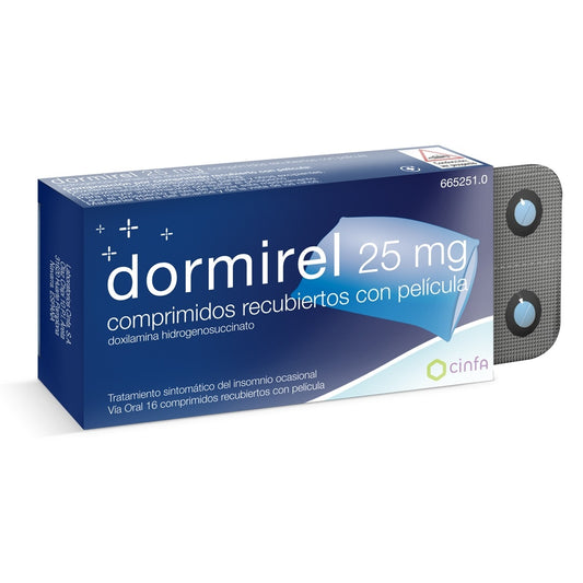 Dormirel 25 mg 16 comprimidos