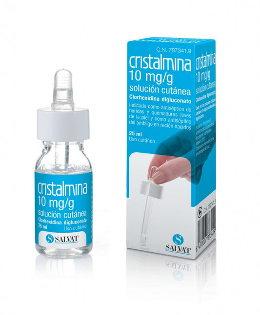 Cristalmina 10 mg/ml solución tópica frasco 25 ml