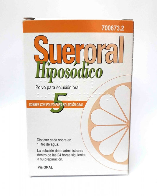 Sueroral Hiposódico 5 sobres polvo